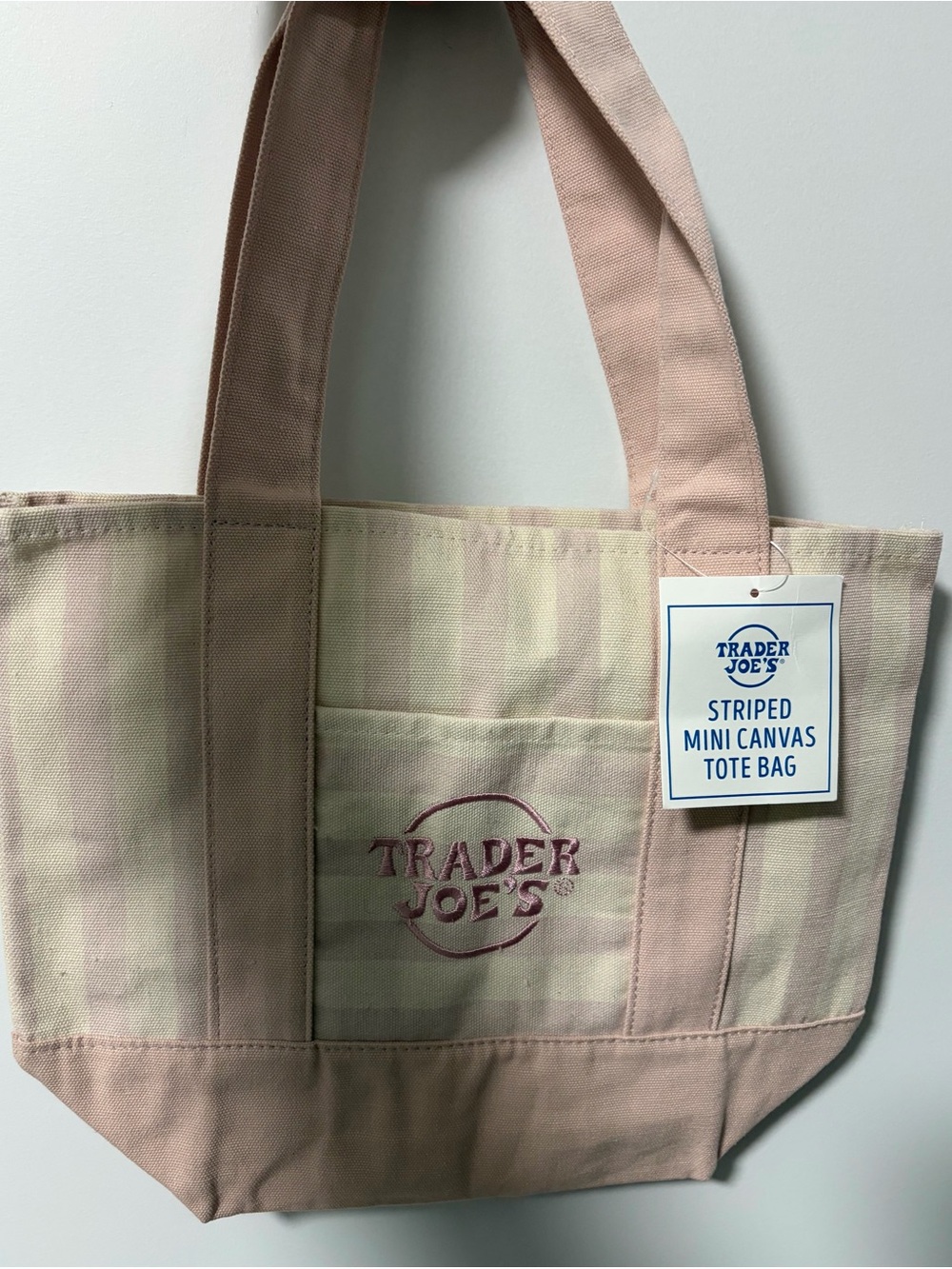 Trader Joe’s Mini Striped Canvas Tote